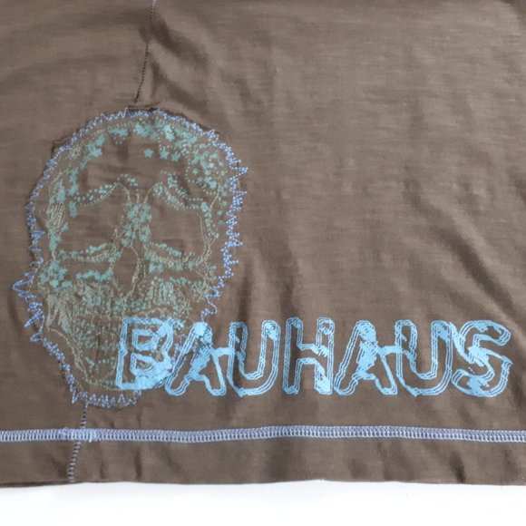 Bauhaus Vintage Olive Green Graphic T-shirt - Picture 10 of 14